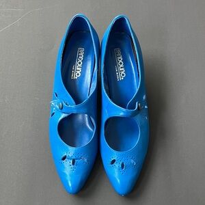 Bruno Magli Women's Vibrant Blue Mary Jane Heels